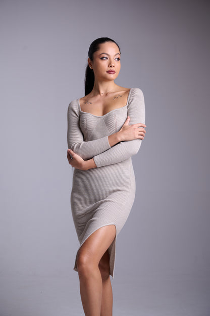 Born To Be Real Grey Dress